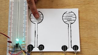 Simple LED Touch Switch Circuit using IC 555 Timer [upl. by Ettenowtna]