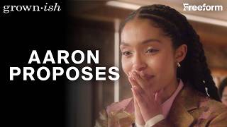 Aaron Proposes to Zoey  grownish  Freeform [upl. by Zennie157]