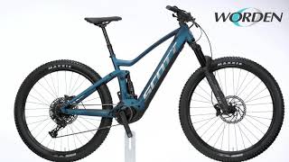 Présentation du VTT AE SCOTT Strike eRide 930 blue [upl. by Norrehs917]