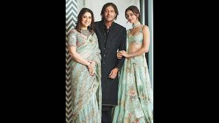 ChunkyPandey amp wife BhavanaPandey daughter AnanyaPandey amp sister lovefaimly beautifulfaimly [upl. by Charlet]