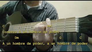 Conozco A Un hombre de poder  tutorial de guitarra Acústica [upl. by Kaycee]