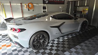 My 2024 C8 Z06 is finally home after getting PPF tint and ceramic coating at Lingenfelter Auto Spa [upl. by Rebna]