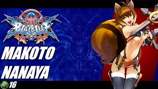 Blazblue Central Fiction 2022 Makoto Overview [upl. by Anthony]