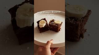 70g of protein Brownie in 5 min recipe [upl. by Ednil]