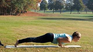 Chaturanga Dandasana  Four Limbed Staff Pose  Vierledige stafhouding stokhouding Yoga met Vera De [upl. by Carlstrom550]