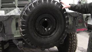 Military HUMVEE Economy Tire Carrier by Federal Military Parts [upl. by Napas]