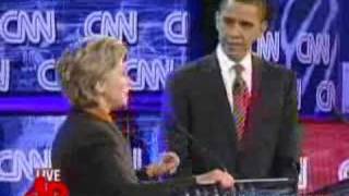 Clinton Obama Clash at Debate [upl. by Thamos]