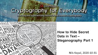 How to Hide Secret Data in Text – Steganography Part 1 [upl. by Pooh]