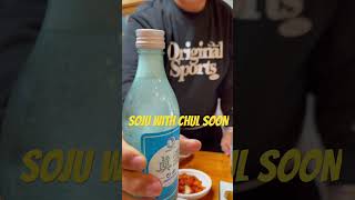 Dinner and Soju in South Korea with Bodybuilder Chul Soon chulsoon koreanbodybuilder [upl. by Merv]