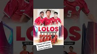 Timnas Indonesia U17 lolos ke piala asia 2025 di arab Saudi timnasindonesia [upl. by Aneleh]