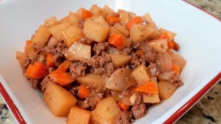 Beef Giniling  Giniling na Baka Recipe  How to cook  Panlasang Pinoy Recipe [upl. by Assilana]