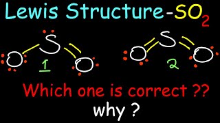 Lewis Structure of Sulphur Dioxide  SO2 [upl. by Mosby610]