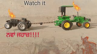 New Toytractor testing johndree tochan rctractor  kidstractor [upl. by Bittencourt]