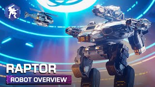 Raptor 🦖 Robot Overview — War Robots [upl. by Elvin296]