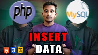 How to insert html data in sql using php  sql php connection  full tutorial for beginners [upl. by Raines]