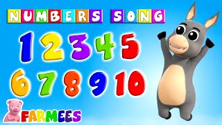 Numbers Song  Count Numbers  1 to 100  Alphabet A to Z  Preschool Songs for Kids  Farmees [upl. by Anived462]