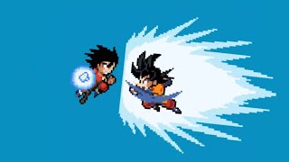 goten vs goku niño  power warriors [upl. by Pammie]