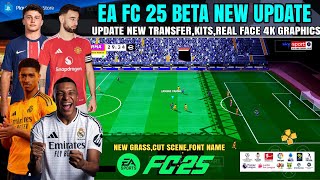 EA FC 25 PPSSPP Beta Original Download PS5 Camera  FIFA 2025 PPSSPP New 25 Kits 4K Graphics [upl. by Sane93]