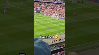 Community Shield 2024  ManCity vs ManUnited  What a chance for Rashford to score football [upl. by Clywd]