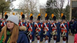 Notre Dame Marching Band parade into the Stadium [upl. by Alhak542]