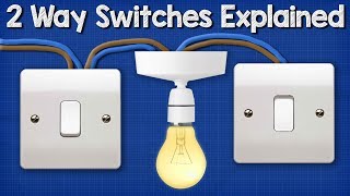 Two Way Switching Explained  How to wire 2 way light switch [upl. by Nedearb]