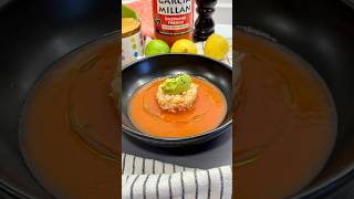 UN RIQUÍSIMO GAZPACHO CON GAMBONES Y AGUACATE😋🔝 Súper original👍🏻 youtubeshorts shorts [upl. by Annid]