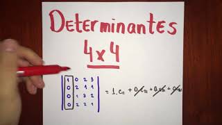 Determinantes  05  4x4 [upl. by Itagaki]