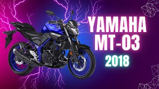 Yamaha MT03 2018  Escape original [upl. by Breech]