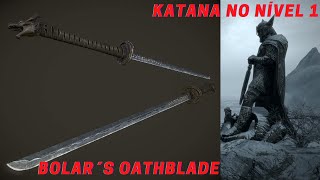 Guia skyrimConseguindo uma KATANA Bolar´s oathblade no nível 1 [upl. by Samuele]