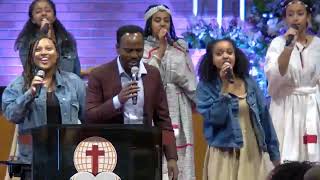 Ebenezer Oromo Evangelical Church Minnesota Sunday Service [upl. by Ynohtnaluap]