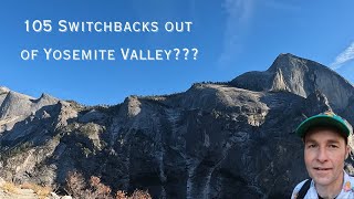 Hiking 105 Switchbacks out of Yosemite Valley up Snow Creek Trail From Mirror Lake Loop [upl. by Ricard]