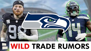 WILD Seattle Seahawks Trade Rumors Ft Maxx Crosby amp DK Metcalf Ahead Of NFL Trade Deadline [upl. by Hadeis461]