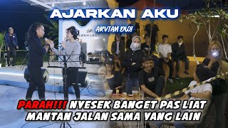 AJARKAN AKU  ARVIAN DWI LIVE COVER MICHELLE SUAKA ZIDAN [upl. by Enirahtak]