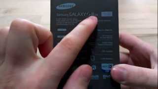 Samsung Galaxy SIII LTE GTi9305 Unboxing [upl. by Alic300]