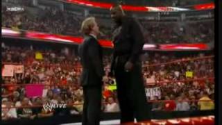 Chris Jericho interrups Shaquille ONeal 72709 [upl. by Yvehc]