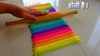 4 Satisfying video  Holi and Gudi padwa Rangoli design  Rangoli for Festival  Sand art [upl. by Irving]