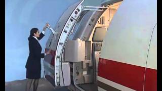 AIRBUS Normal Door Opening And Closing Operation Outside [upl. by Gladis26]