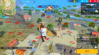 Fly Hacker in My Game  Solo Vs Squad Full Gameplay  Must Watch Garena Free Fire [upl. by Meagher482]