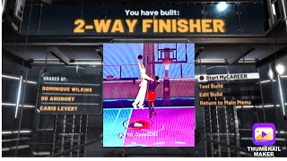 Best Iso Big 2k22 2WAY FINISHER 99 driving dunk 90 speed [upl. by Nellda]