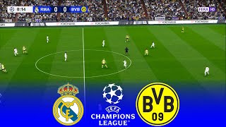 LIVE 🔴 REAL MADRID vs BORUSSIA DORTMUND  Champions League 20242025  22 October 2024  FL 2025 [upl. by Benoit927]