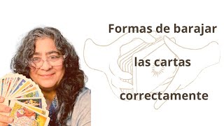 Aprender tarot es fácil Como barajar las cartas [upl. by Juta436]