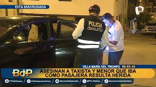 Asesinan a taxista en VMT menor que iba como pasajera resulta herida [upl. by Roseanna]