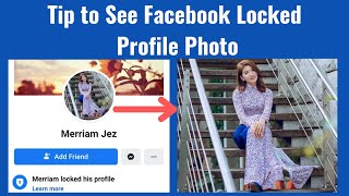 I Found A Way To View Locked Facebook Profile Photos [upl. by Stroup]