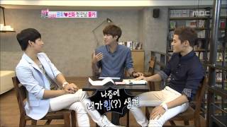 Kwanghee plays prank to Sunhwa Kwanghee♥Sunhwa 광희한선화 We Got Married [upl. by Ellemrac530]