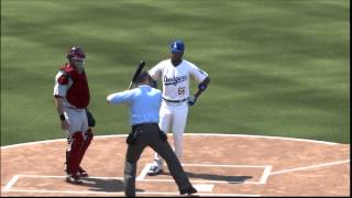 yasielPuigUmpireMLB14theShow [upl. by Meraree]