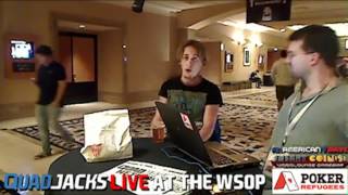 William Reynolds AMPLIFIED RANT QuadJacks Live at the WSOP June 18 2012 [upl. by Kenwee]