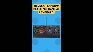 Redgear Shadow Blade Mechanical Keyboard Unboxing asmr [upl. by Agathe]