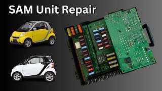 Smart Fortwo 451  SAM Unit Removal and Repair  3 Lines Fault [upl. by Notffilc]