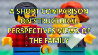 Sociology Structural theories of the family comparison [upl. by Walliw]