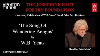 WB Yeats The Song Of Wandering Aengus read by Bob Geldof [upl. by Anahsak]